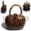 Handmade collectible handcarved laminated acacia  wood handbag Acacia Bags