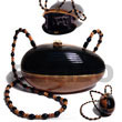 Handmade collectible handcarved laminated acacia  wood slingbag Acacia Bags