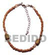 wood bangles coco pokalet natural anklets Anklets