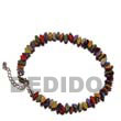 natural seed nuggets anklet