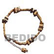 native anklets with wood burning