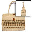 pandan indo braided with zipper bag