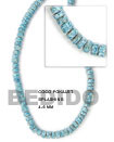 4-5mm coco blue splashing bead