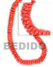 coco flower beads orange