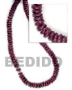 coco flower beads wine colored