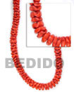 coco flower beads red