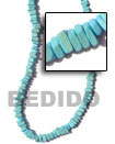 coco square cut aqua blue