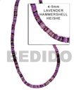 violet hammer shell beads shells strands or necklaces