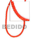 4-5mm red orange coco pokalet