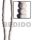 Handmade white bone bead nuggets Bone Beads