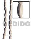 wood bangles twisted bone beads Bone Beads