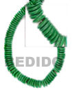 7-8mm green coco pokalet bead
