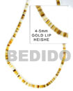 Handmade Gold Lip Shell Beads Shell Beads