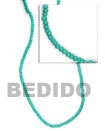 2-3mm aqua green coco pokalet beads