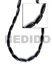 Handmade black elongated horn beads Horn Beads