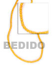 2-3 mm golden yellow coco pokalet beads