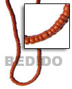 7-8mm coco pokalet red beads