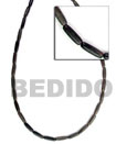 Handmade black horn rice beads Horn Beads