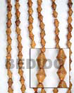 Handmade bayong double cones woodbeads Wood Beads