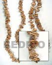 palmwood half moon wood beads
