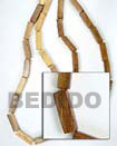 Handmade robles rectangular woodbeads Wood Beads