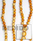 red wood beads
