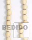 natural white wood oval woodbeads