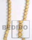 natural wood with groove wood beads