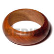 bayong rounded wooden  bangle / ht= 1