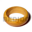 nangka rounded wood bangles / ht= 1 inch / 65mm inner diameter /