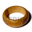 robles rounded wooden bangles / ht= 1 inch / 65mm inner diameter