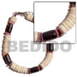 7-8mm coco Pokalet. bleached w/ wood tube &
