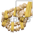 yellow coco stick w/ white bonium shell &