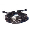 Handmade Surfer leather bracelet tribal animal symbol Leather Bracelets
