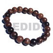 Hard Wood Beads Bracelets Handmade Round Camagong Tiger