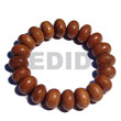 Handmade Mentos Handmade Bayong Elastic Wood Beads Bracelets Wooden Bracelets