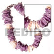 Handmade white rose dyed lilac w/ pink rose and