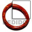 red resin granule bangles
