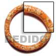 light orange resin bangle