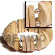 Handmade natural wood elastic wood bangle Wooden Bracelets