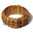 Handmade robles wood w/ groove wood bangle Wooden Bangles