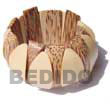 wood bangles white wood and palmwood elastic wooden bangle Wooden Bangles