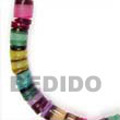 Handmade hammer shell rainbow bracelet Shell Bracelets
