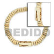 7-8 mm coco natural tube bracelets