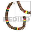 Handmade 7-8 mm coco pokalet multicolored bracelet Coco Bracelets