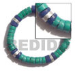 Handmade 7-8 mm coco heishe bracelets Coco Bracelets