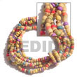 Handmade 5 rows coco pokalet color combination bracelets Coco Bracelets