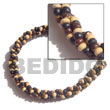 twisted natural black bracelets