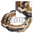 Handmade 5 rows coco pokalet color combination bracelet Coco Bracelets