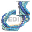 5 rows coco color combination bracelets